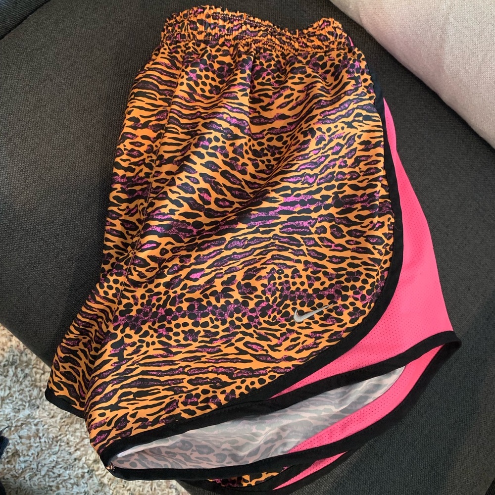 Dri-fit Nike running shorts cheetah pink S